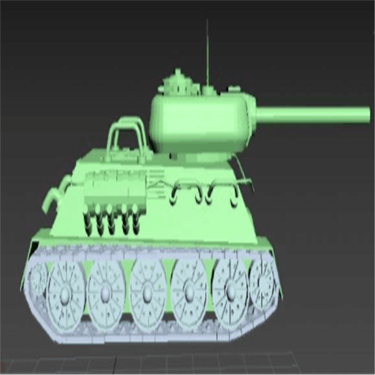 龙子湖充气军用坦克模型